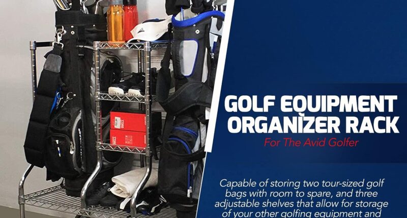 Saferacks Golf Equipment Organizer Rack